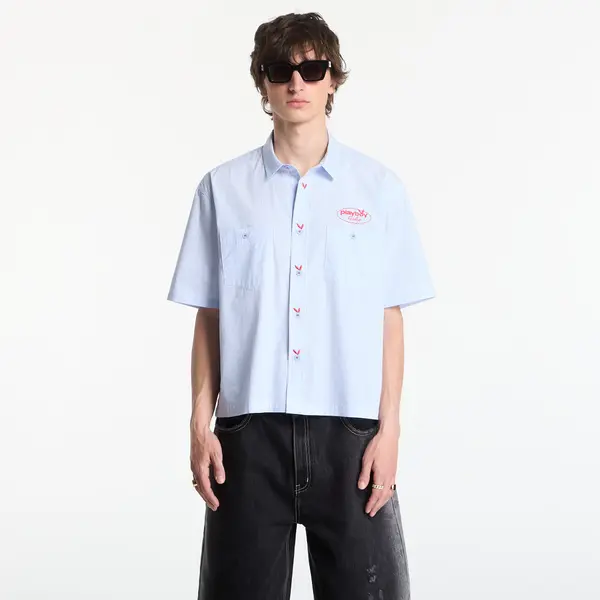 FTSHP Srajca Playboy x FTSHP Work Shirt Blue Stripes S