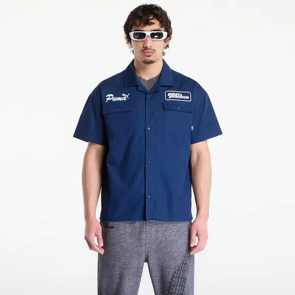Puma Srajca Puma x Fast & Furious Mechanic Shirt Persian Blue XL