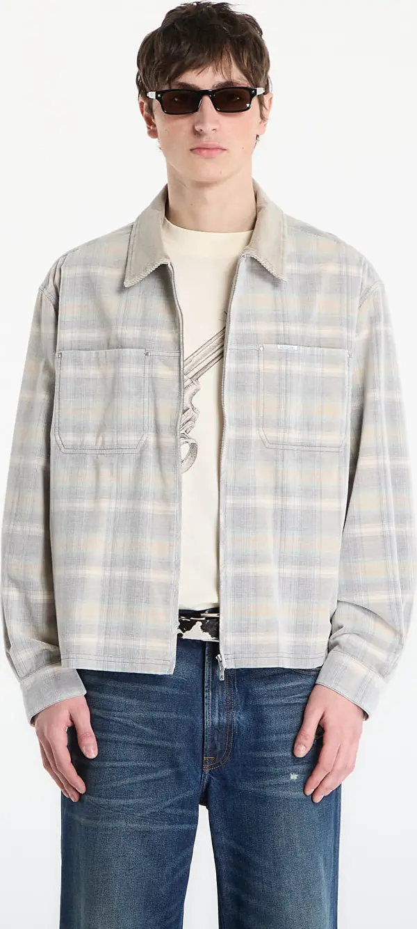 REPRESENT Srajca REPRESENT Cord Zip Flannel Shirt UNISEX Mineral L