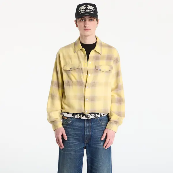 REPRESENT Srajca REPRESENT Vintage Flannel UNISEX Creamed Corn L