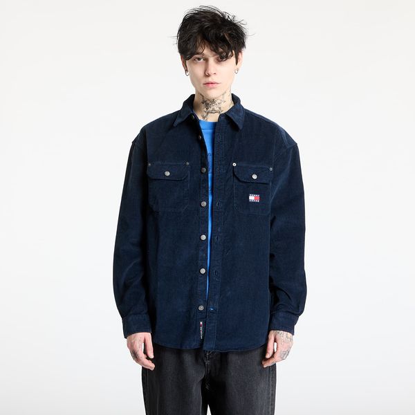 Tommy Hilfiger Srajca Tommy Jeans Relaxed Cord Shirt Dark Night Navy S