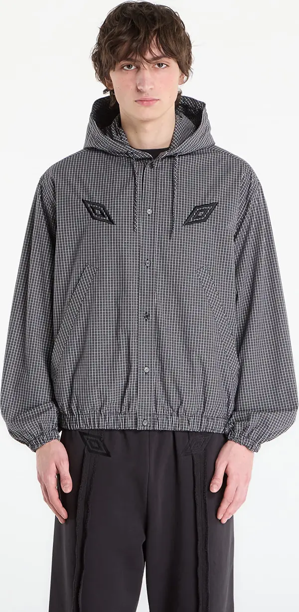Umbro Srajca Umbro by SlamJam Gingham Masked Shirt Coffee Brown/ White/ Black M