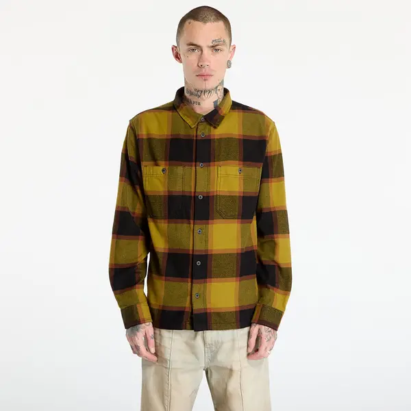 Vans Srajca Vans Larkspur Plaid Flannel Burnt Gold/ Black XL