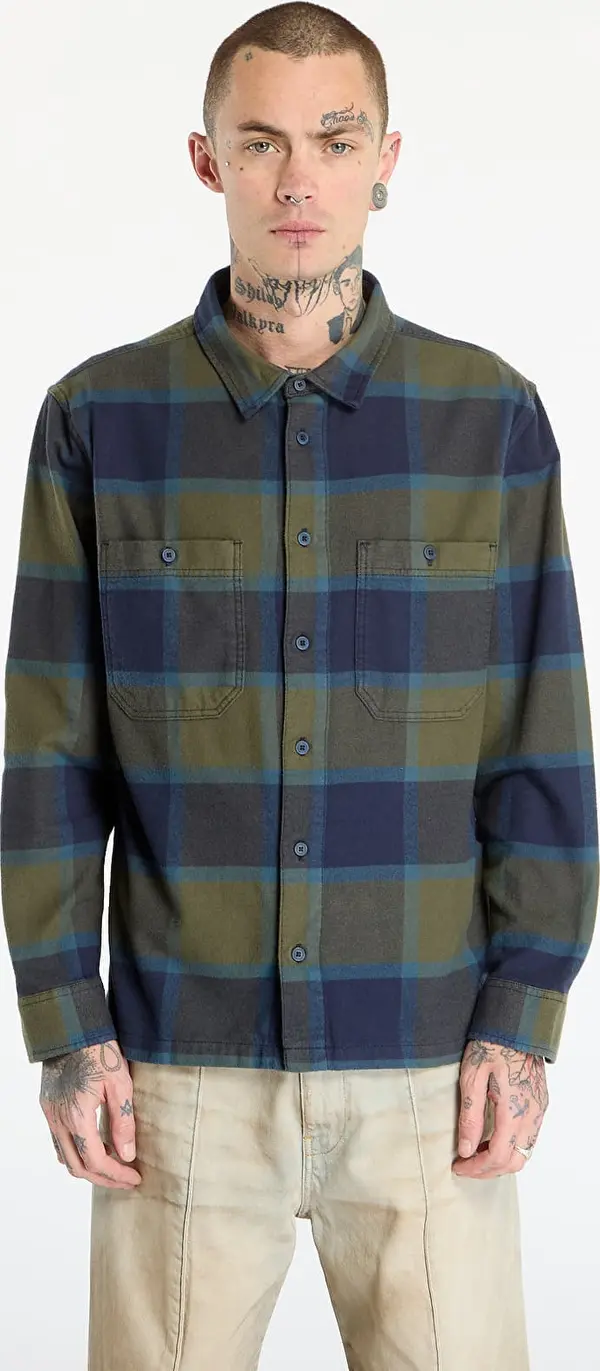 Vans Srajca Vans Larkspur Plaid Flannel Grape Leaf/Pari L