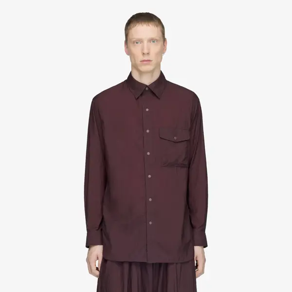 Y-3 Srajca Y-3 Gradient 3 Stripes Nylon Overshirt UNISEX Night Red M