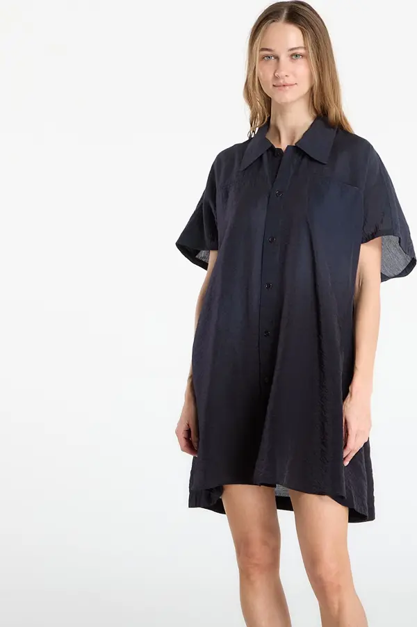 Y-3 Srajca Y-3 Short Sleeve Dip Dye Utility Overshirt Black/ Night Grey L