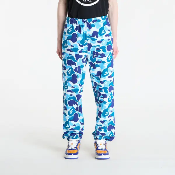A BATHING APE Superge A BATHING APE Abc Camo Ape Head One Point Sweatpants Blue L