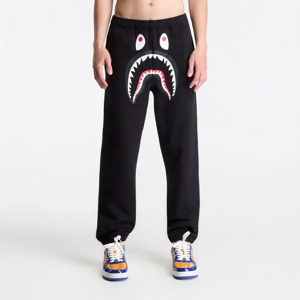 A BATHING APE Superge A BATHING APE Shark Sweat Pants UNISEX Black M