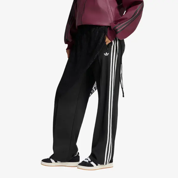 adidas Originals Superge adidas 2In1 Firebird Loose Track Pants With Lace Skirt Black S