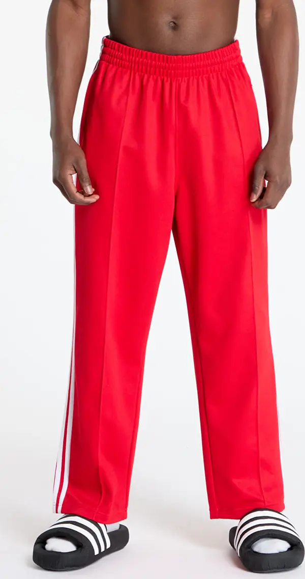 adidas Originals Superge adidas Adicolor Baggy Fit Firebird Track Pants Better Scarlet/ Medium Grey Heather XXL