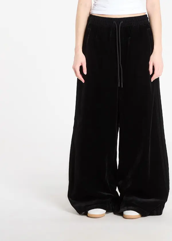 adidas Originals Superge adidas Brushed Twill Oversized Firebird Track Pants Utility Black L