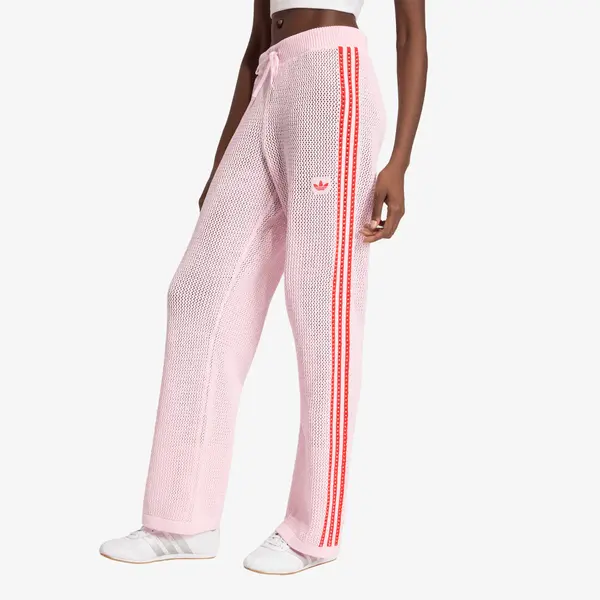 adidas Originals Superge adidas Crochet Track Pants Clear Pink/ Red M