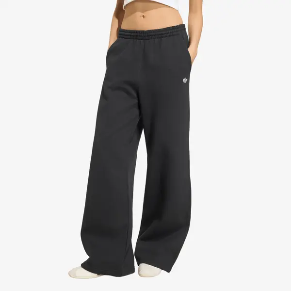 adidas Originals Superge adidas Essentials Wide Leg Fleece Pants Black S