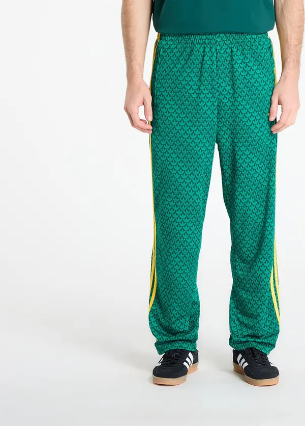 adidas Originals Superge adidas Firebird Loose Monogram Track Tracksuit Bottoms Collegiate Green L