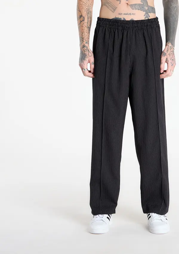 adidas Originals Superge adidas Firebird Loose Pinstripes Track Tracksuit Bottoms Black XL