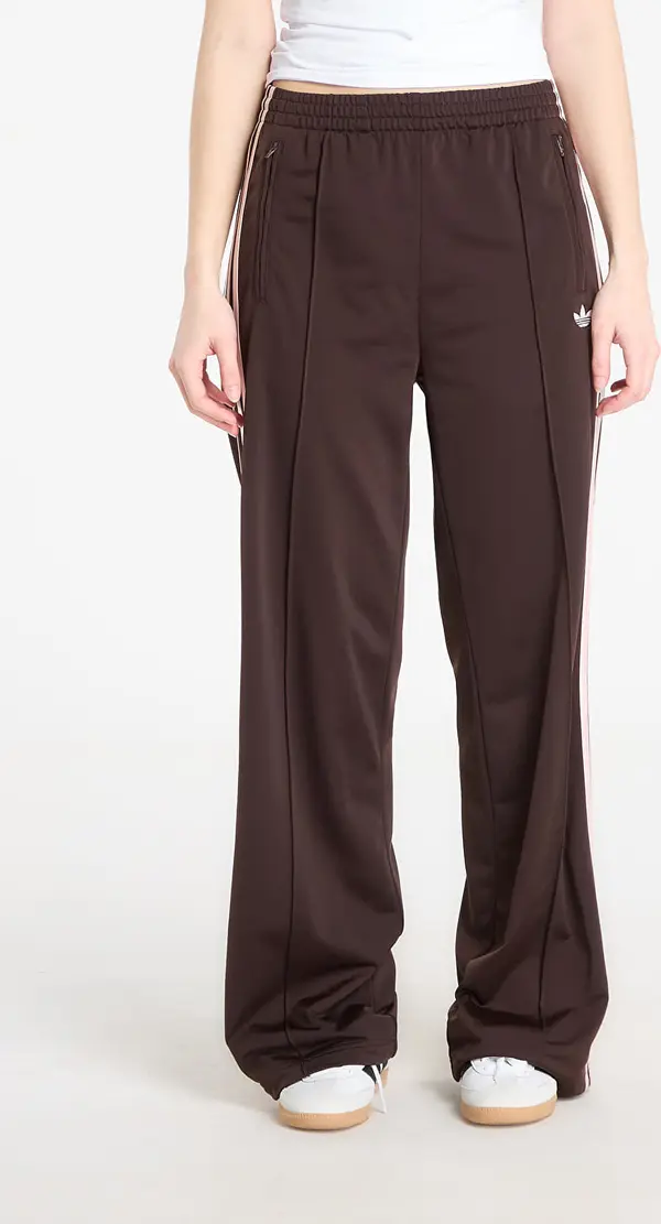 adidas Originals Superge adidas Firebird Loose Track Tracksuit Bottoms Aurora Coffee/ Sandy Pink L