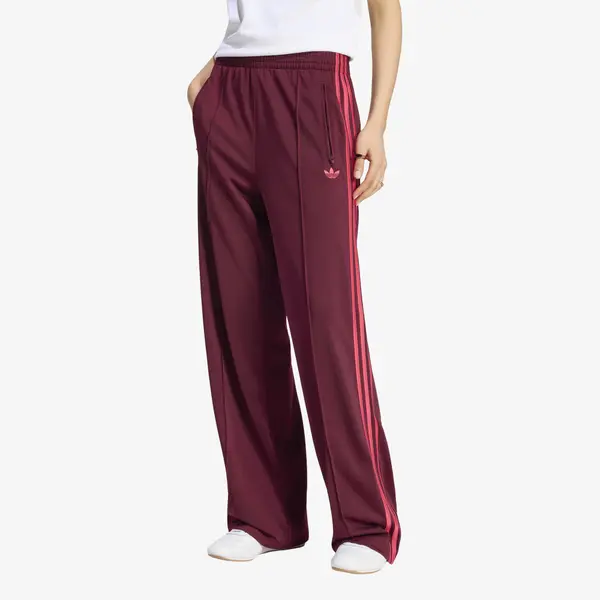adidas Originals Superge adidas Firebird Loose Track Tracksuit Bottoms Maroon/ Power Pink S