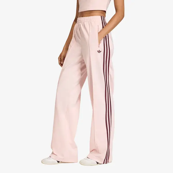 adidas Originals Superge adidas Firebird Loose Track Tracksuit Bottoms Sandy Pink/ Maroon L