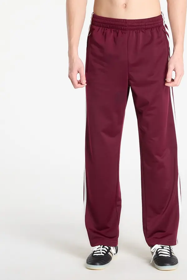 adidas Originals Superge adidas Firebird Track Tracksuit Bottoms Maroon/ Off White L