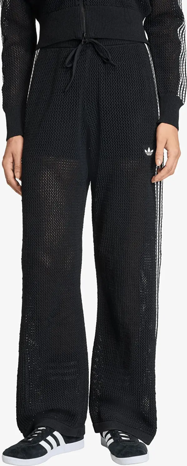 adidas Originals Superge adidas Knitted Crochet Firebird Track Pants Black M
