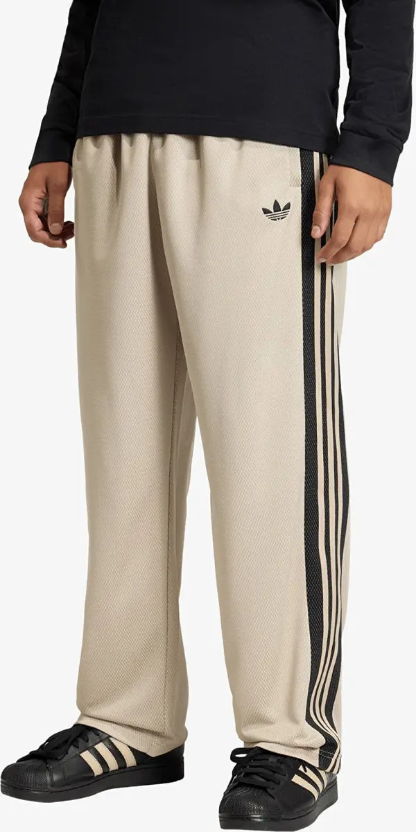 adidas Originals Superge adidas Loose Mesh Tracksuit Bottoms Stone Khaki S