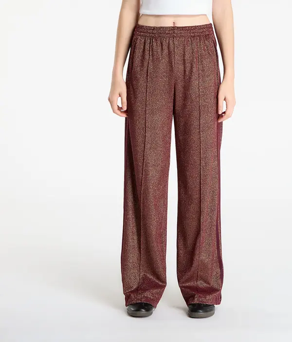 adidas Originals Superge adidas Lurex® Firebird Tp Trousers Maroon/ Gold Met. M