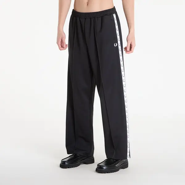 FRED PERRY Superge FRED PERRY Wide Leg Track Pant Black S