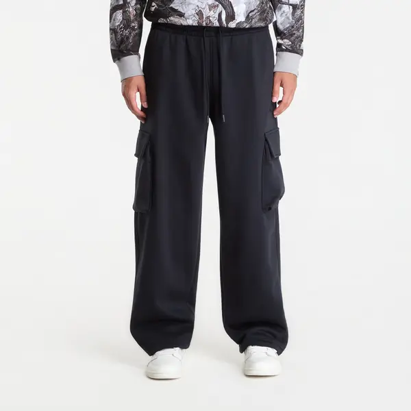 Jordan Superge Jordan Brooklyn Men's Oversized Fleece Cargo Pants Black/ Dk Smoke Grey XXL