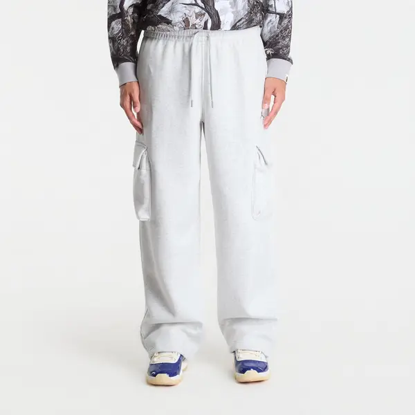 Jordan Superge Jordan Brooklyn Men's Oversized Fleece Cargo Pants Neutral Grey/ Htr/ Lt Smoke Grey S