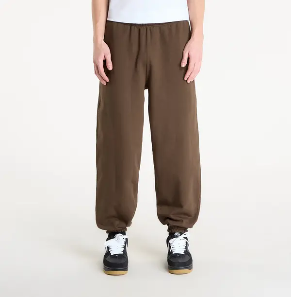 Nike Superge Nike Solo Swoosh Men's Cuffed Fleece Pants Dark Hazel/ White XS