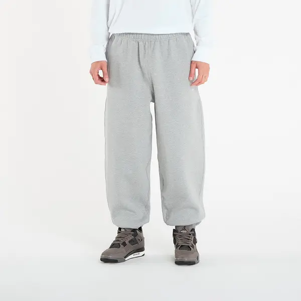 Nike Superge Nike Solo Swoosh Men's Cuffed Fleece Pants Dk Grey Heather/ Lt Smoke Grey/ White XS