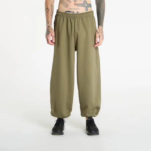Nike Superge Nike Solo Swoosh Men's Cuffed Fleece Pants Medium Olive/ Medium Olive/ White XL