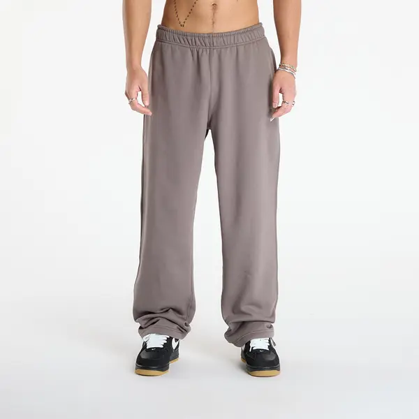 Nike Superge Nike Solo Swoosh Men's Fleece Open-Hem Pants Cave Stone/ Cave Stone/ White XL