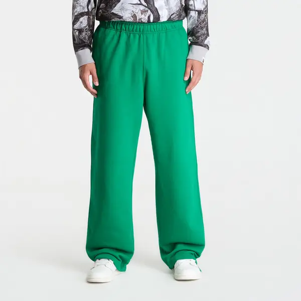 Nike Superge Nike Solo Swoosh Men's Fleece Open-Hem Pants Court Green/ Court Green/ White XL