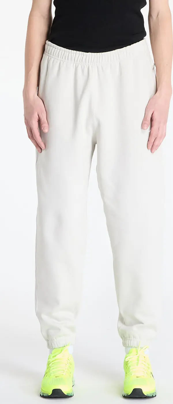 Nike Superge Nike Solo Swoosh Men's Fleece Pants Light Bone/ White XL