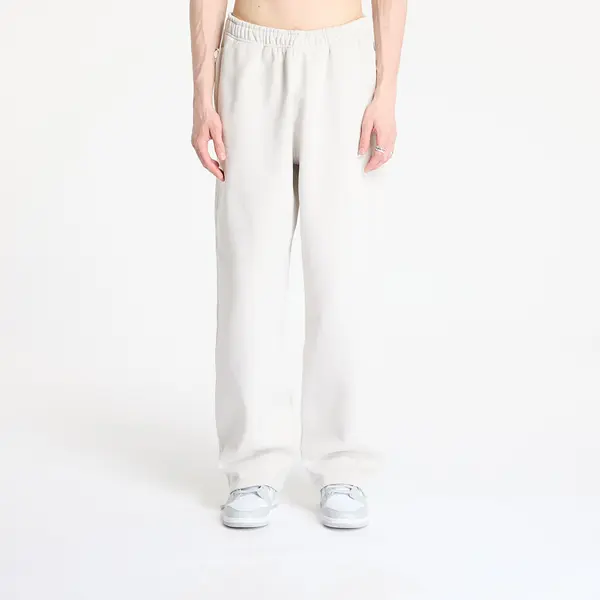 Nike Superge Nike Solo Swoosh Men's Open-Hem Fleece Pants Light Bone/ White L