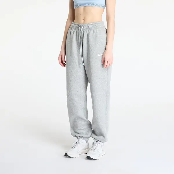 Nike Superge Nike Sportswear Phoenix Fleece Women's High-Waisted Oversized Sweatpants Dark Grey Heather/ Sail XXL