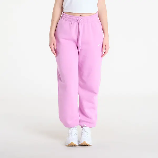 Nike Superge Nike Sportswear Phoenix Fleece Women's High-Waisted Oversized Sweatpants Lt Magenta/ Sail L