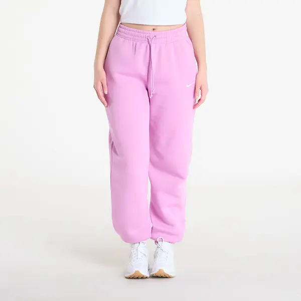 Nike Superge Nike Sportswear Phoenix Fleece Women's High-Waisted Oversized Sweatpants Lt Magenta/ Sail S
