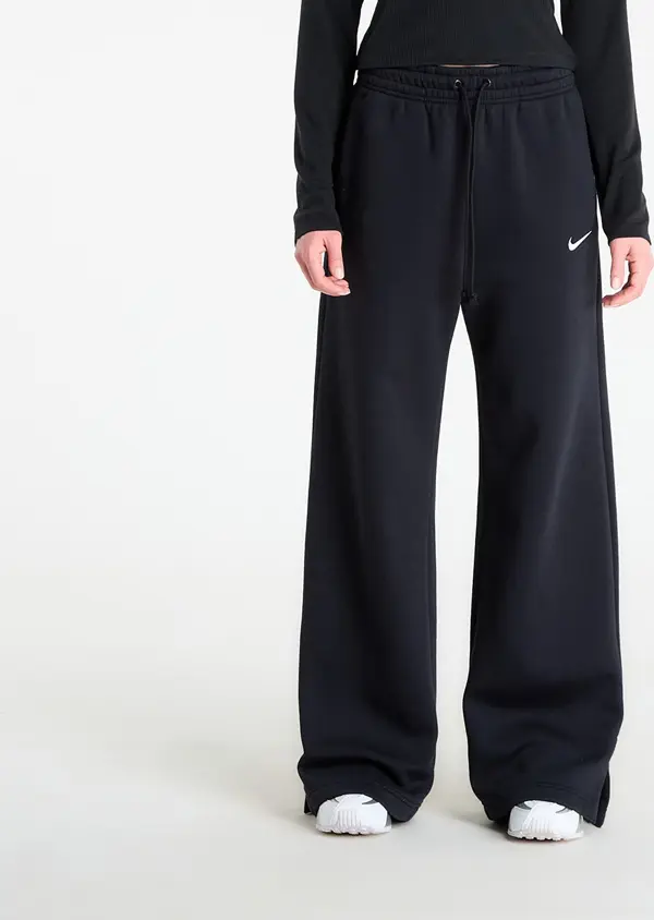 Nike Superge Nike Sportswear Phoenix Fleece Women's High-Waisted Wide-Leg Pants Black/ Sail XL