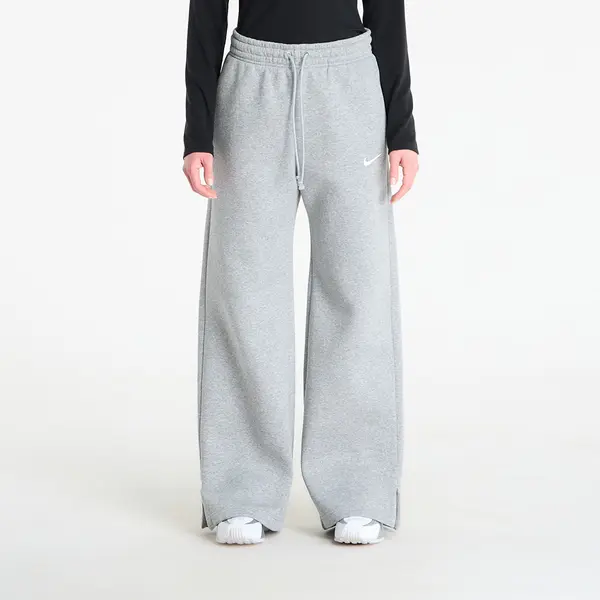 Nike Superge Nike Sportswear Phoenix Fleece Women's High-Waisted Wide-Leg Pants Dk Grey Heather/ Sail XL