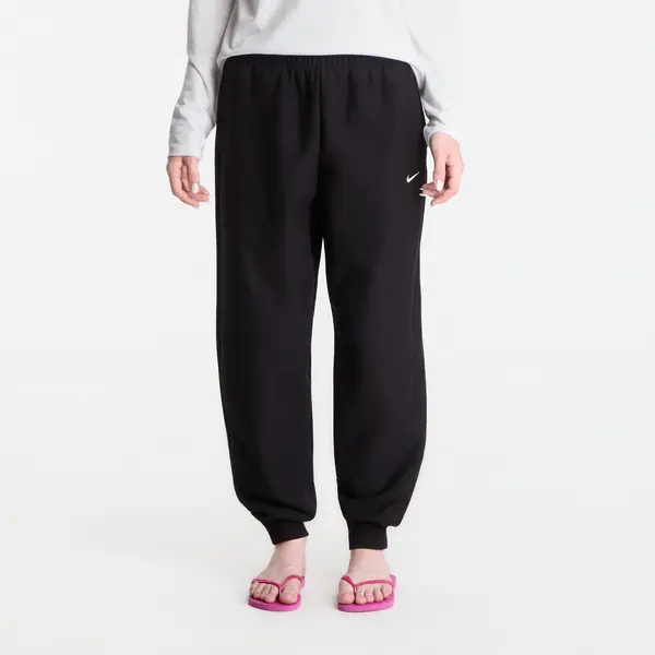 Nike Superge Nike Studio Fleece Heavyweight Women's Oversized High-Rise Joggers Total Black/ Sail XL