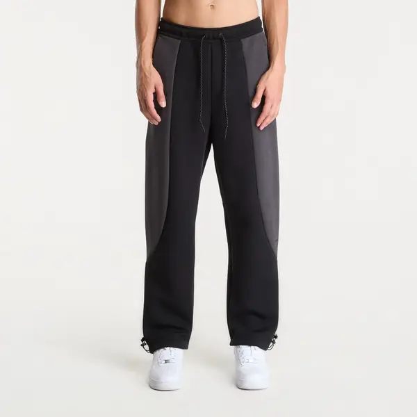 Nike Superge Nike Tech Men's Color-Block Open-Hem Fleece Pants Black/ Anthracite/ Black M