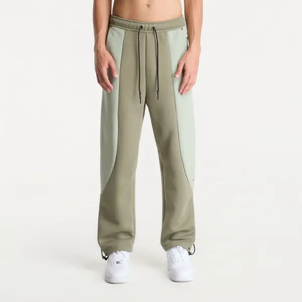 Nike Superge Nike Tech Men's Color-Block Open-Hem Fleece Pants Silver Sage/ Jade Horizon/ Black XL