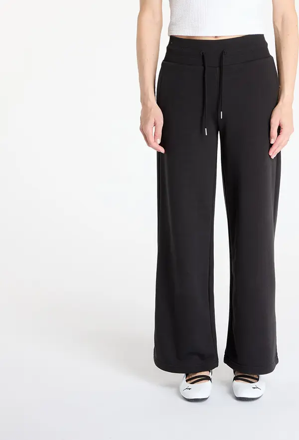 Puma Superge Puma Wardrobe Essentials Relaxed Wide Leg Sweatpants PUMA Black XS