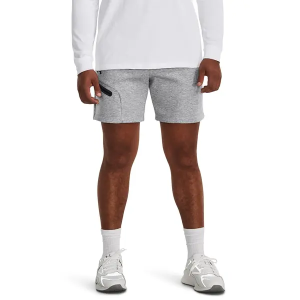 Under Armour Superge Under Armour Unstoppable Fleece Shorts Gray M