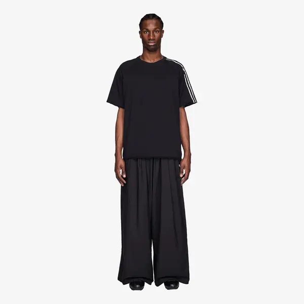 Y-3 Superge Y-3 Raw Edge 3 Stripes Wide Tracksuit Bottoms Black S
