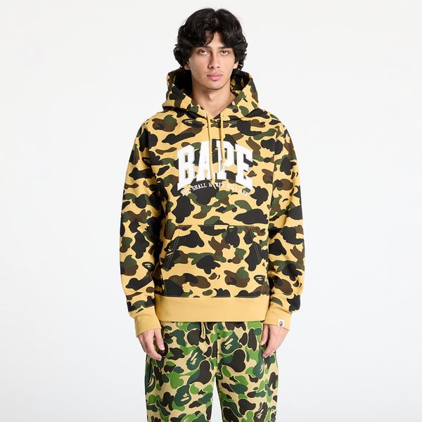 A BATHING APE Sweatshirt A BATHING APE 1St Camo Bape Pullover Hoodie Yellow L