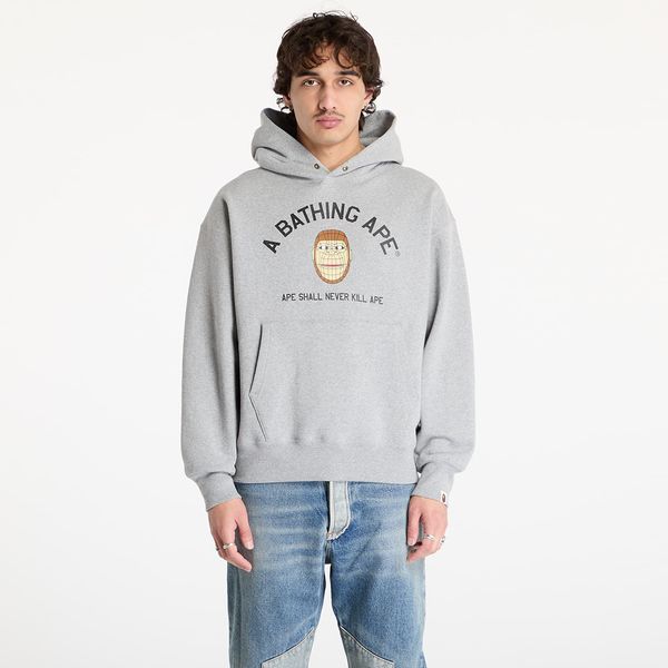 A BATHING APE Sweatshirt A BATHING APE Polygon Relaxed Fit Pullover UNISEX Hoodie Gray L