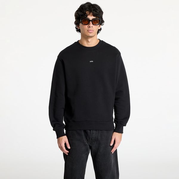 A.P.C. Sweatshirt A.P.C. Boxy Micro Logo Sweatshirt Black M